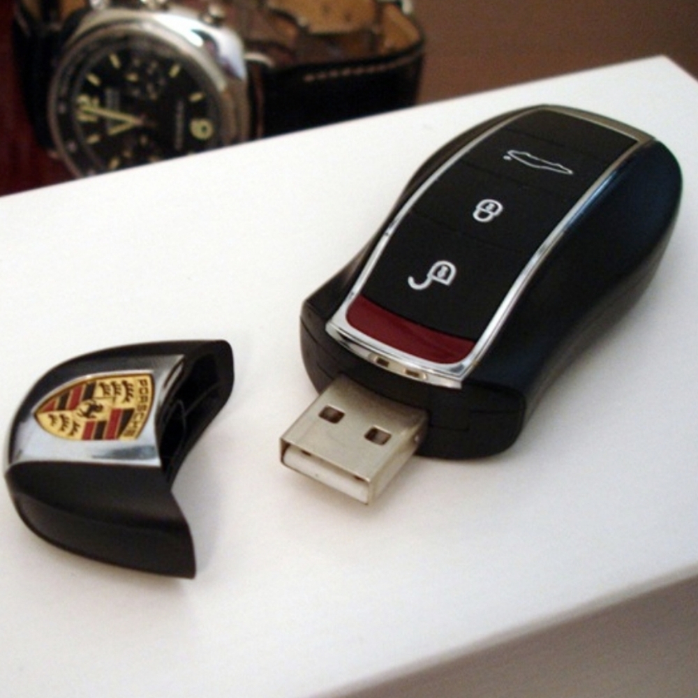 PORSCHE Panamera USB Port Collectible 1GB 2 pc Sports Luxury Car Key Storage Fob